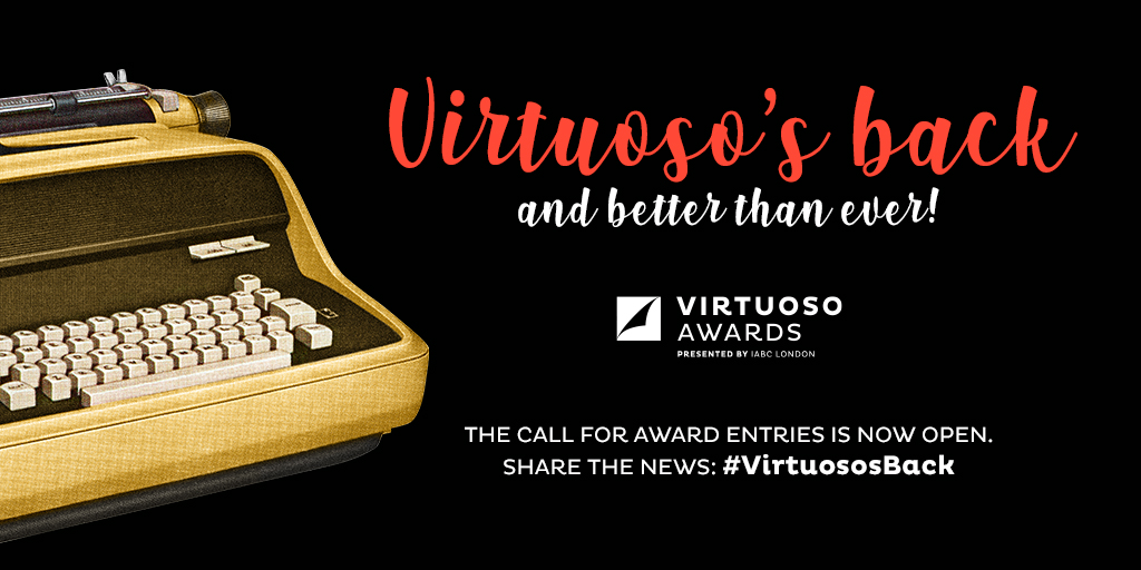 The moment has come The call for Virtuoso Award entries is now open